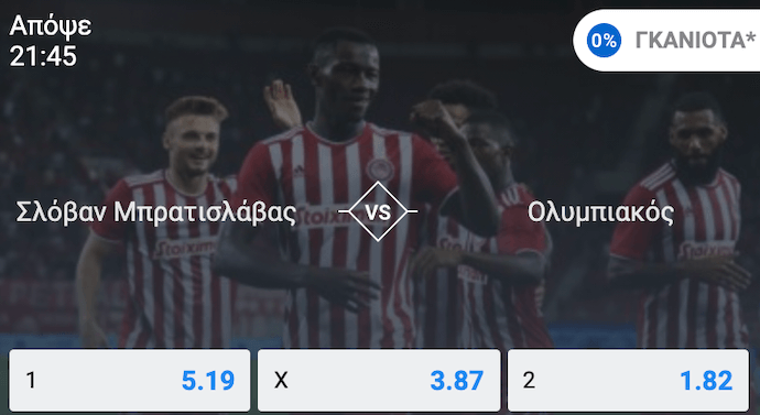 Slovan Bratislavas Olympiakos Europa League