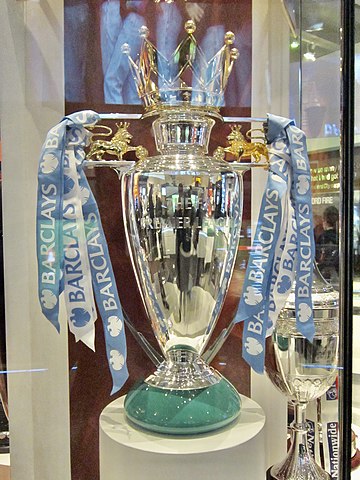 premier league trophy 2022