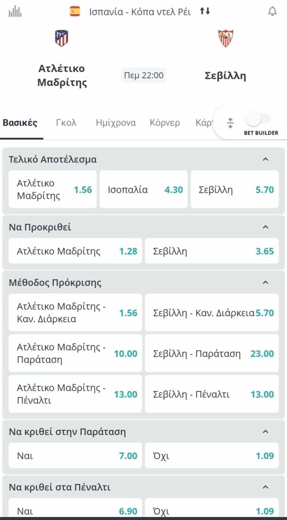 Atletico Madrid Sevilla Novibet