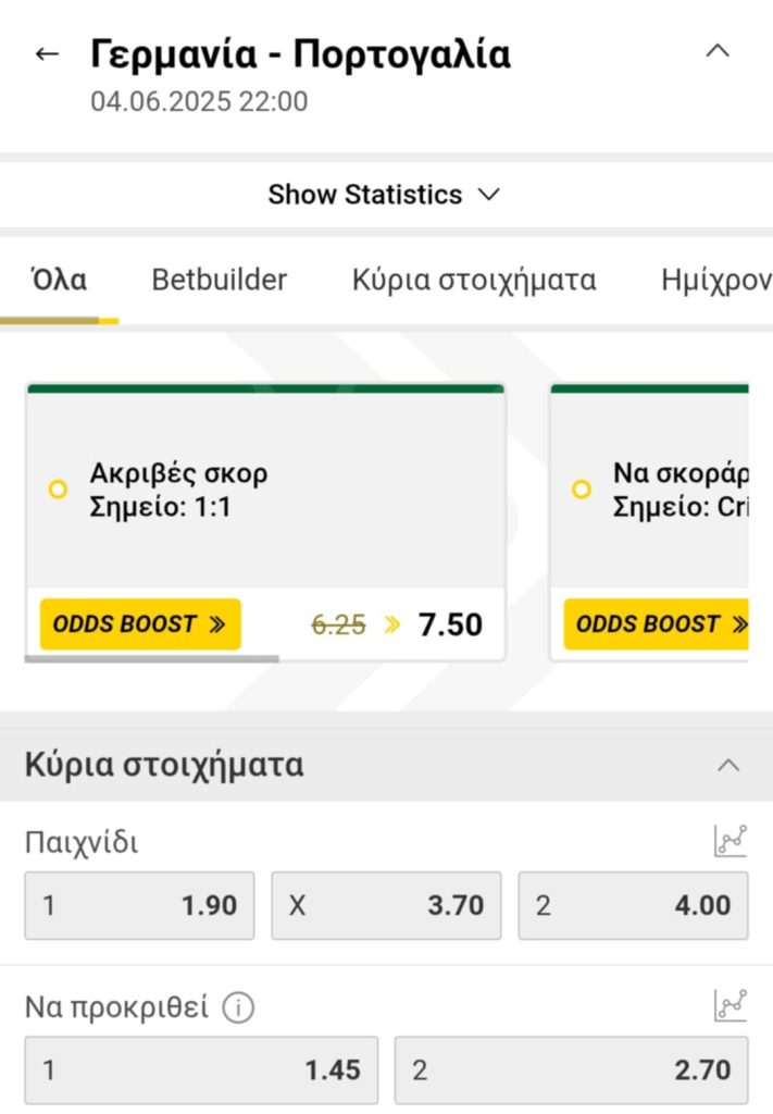 Gernany Portugal Interwetten