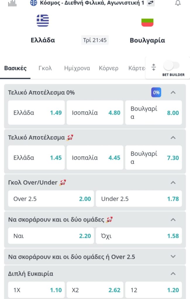 Hellas Bulgaria Novibet
