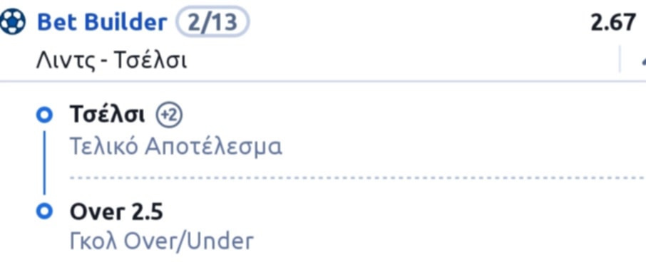 Leeds Chelsea Bet Builder*