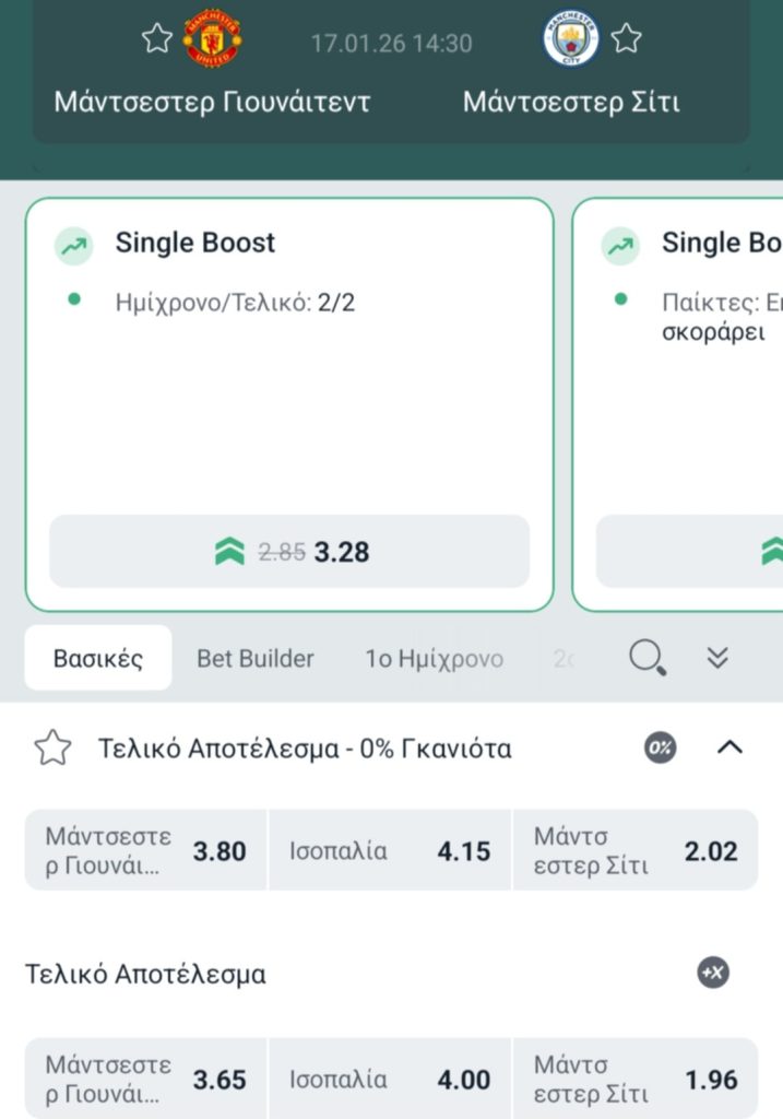 Manchester United Manchester City Winmasters