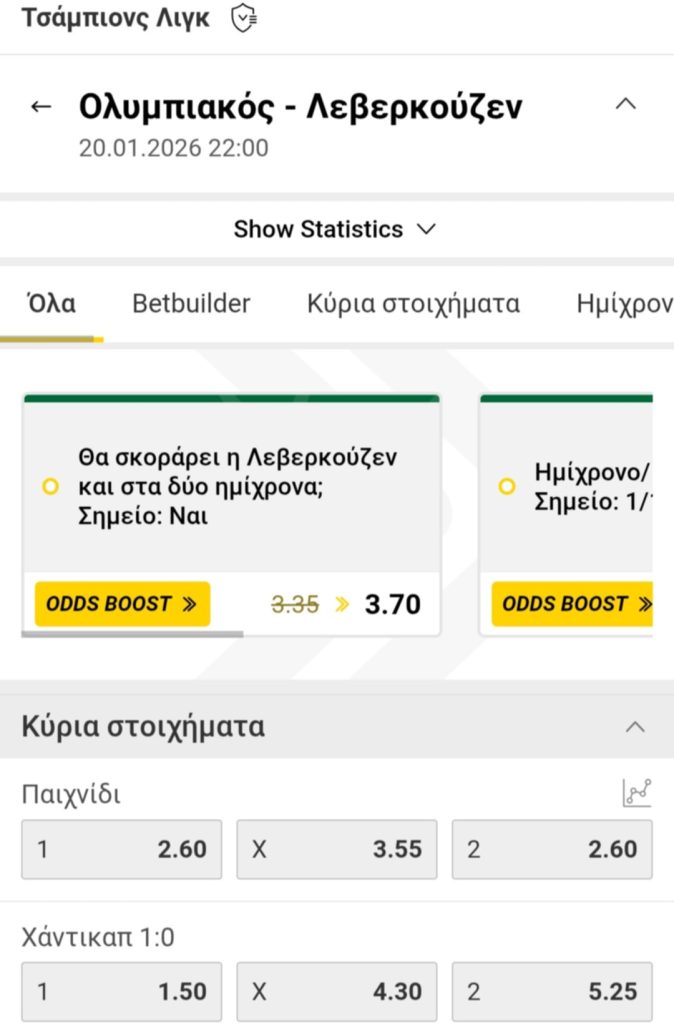 Olympiakos Leverkusen Interwetten