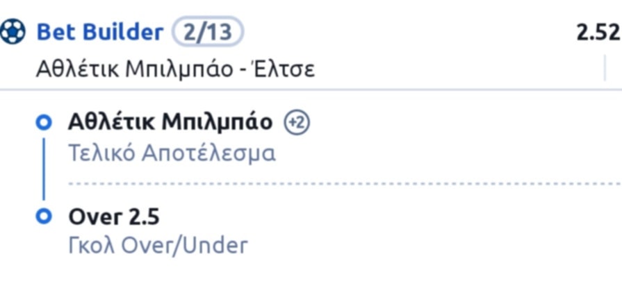 Bilbao Elche Bet Builder*