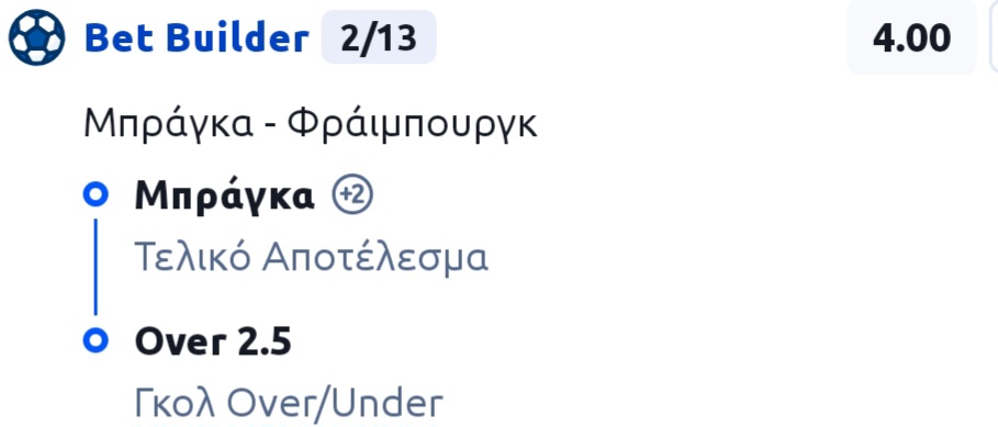 Braga Freiburg Bet Builder*