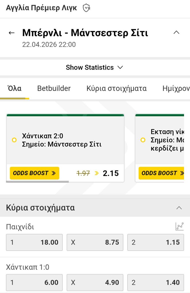 Burnley Manchester City Interwetten