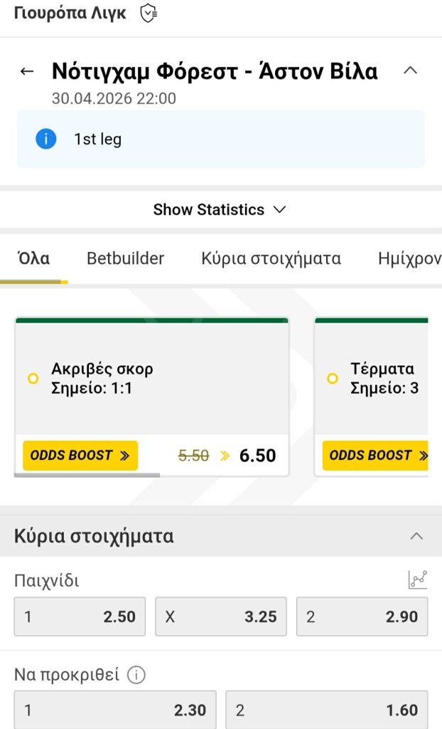 Nottingham Aston Villa Interwetten