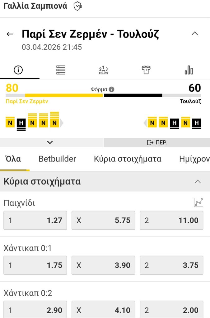 Pari Toulouse Interwetten