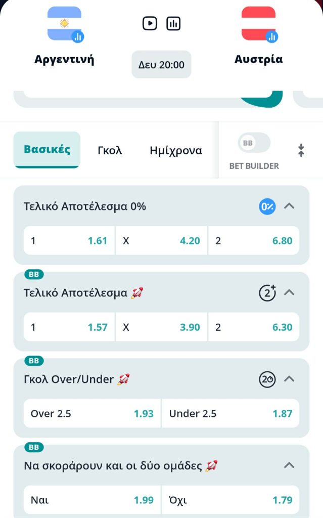 Argentina Austria Novibet