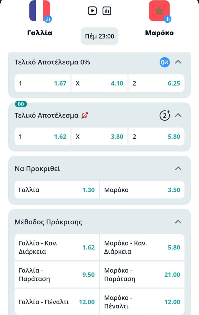 France Morocco Novibet