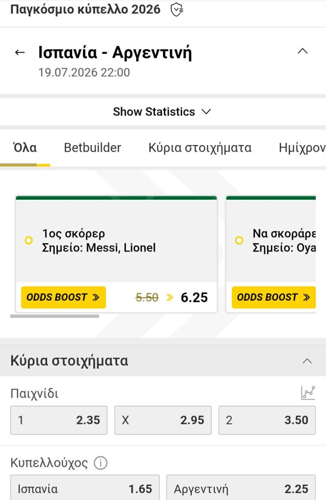Spain Argentina Interwetten