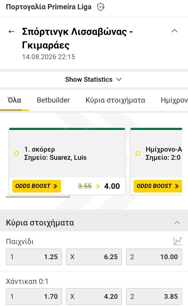 Sporting Guimaraes Interwetten