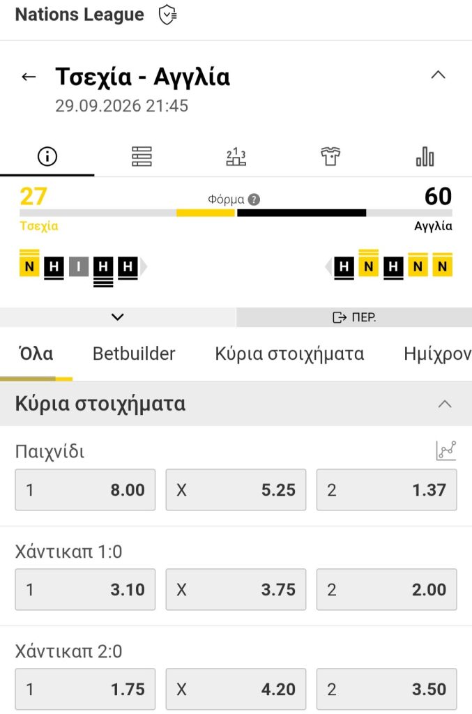Czech England Interwetten